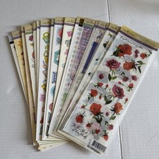 NEW 30 Sheets Miss Elizabeth s Stickers Baby Party Scrapbooking Art Junk Journal