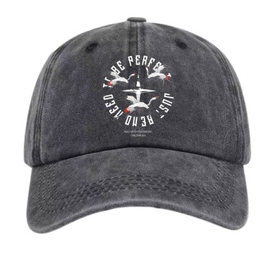 Motivational Crane Compass Unisex Streetwear Dad Hat