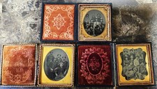 Lot of 3 Antique Daguerreotype Ambrotype Tintype Photos
