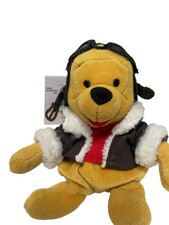 The Disney Store Pilot Pooh Winnie The Pooh Bear Plush Aviator 8' mini