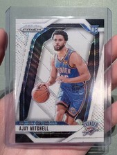 2024-25 Panini Prizm White Wave Ajay Mitchell RC ROOKIE CARD 21/38 RARE