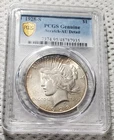 1928 S Peace Silver Dollar 90% Silver US Coin PCGS AU Detail Scratch Nice Toning