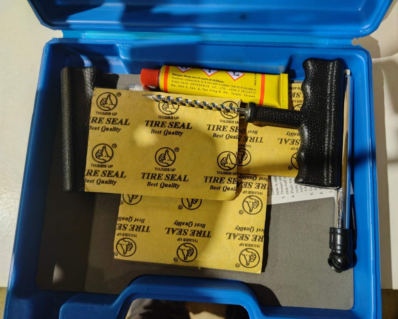 Temporary Offroad Tyre Repair Kit Service Tool Laser 6806