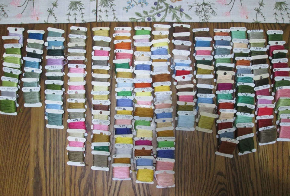 DMC Carded Floss💲Discount on 2+Sets💲💚Your Choice of 20💚 114 colors Available - Image 2 of 4