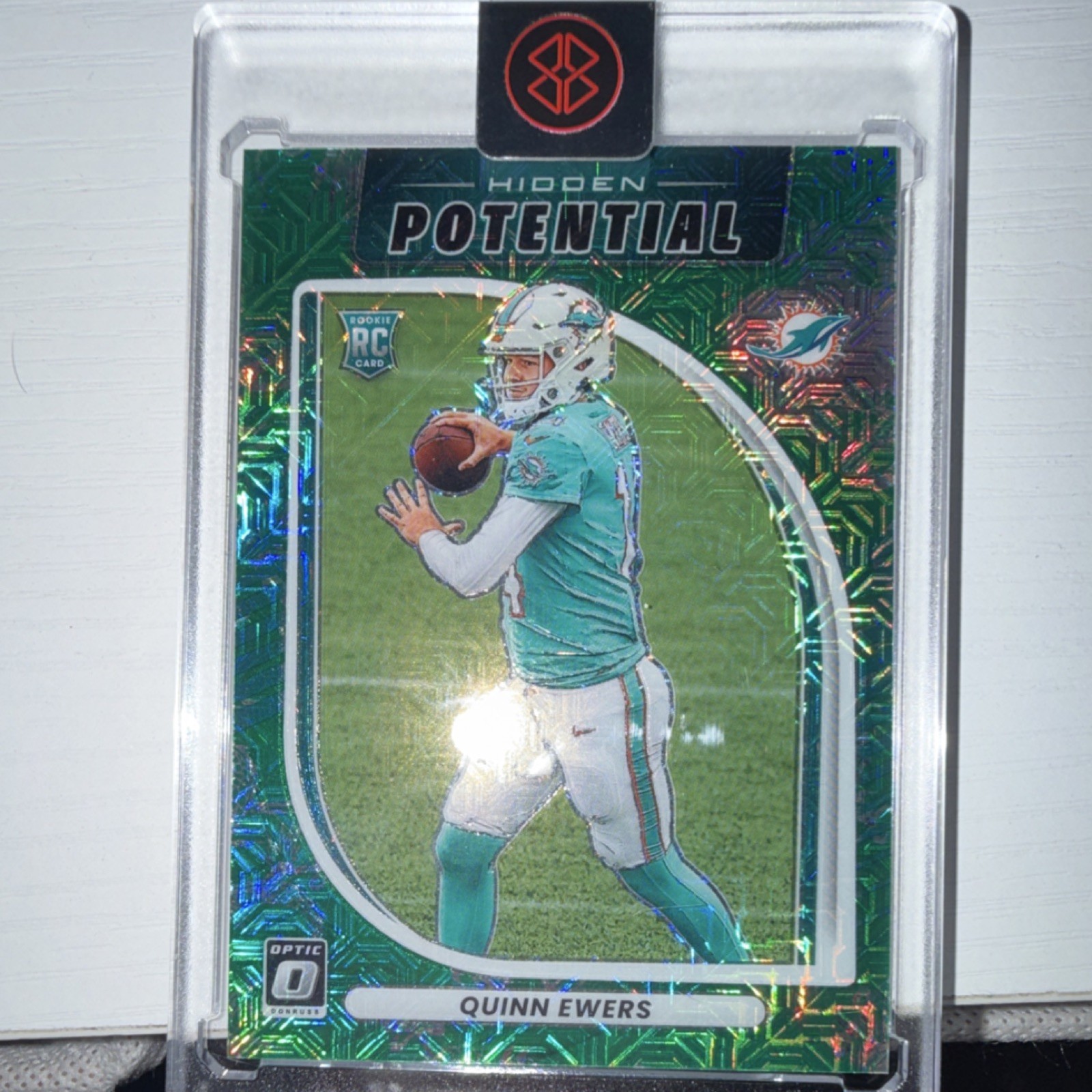 2025 Panini Donruss Optic Quinn Ewers Hidden Potential #18 Rc 🐉 Prizm /24