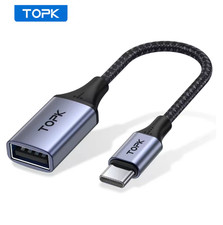TOPK USB C to USB A Dapter OTG Cable Type C M...