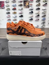 Size 11M/12.5W - Nike Air Force 1 Low Orange Skeleton Halloween (2020) CU8067-80