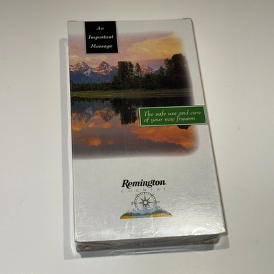#ad Remington Safe Use and Care VHS Vintage1995 Sealed Firearm Safety Video Rare $17.66