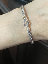 David Yurman 4mm Cable Flex Buckle bracelet 9...