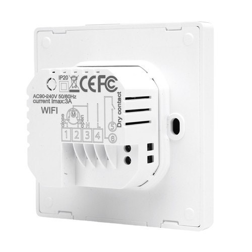 Smart Thermostat APP Control LCD Color Screen Wifi Smart Thermostat For Wall