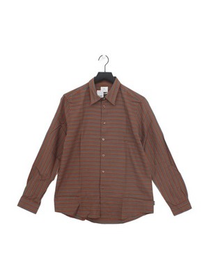 Paul Smith Men's Shirt M Multi Striped 100% Cotton Basic New with tags