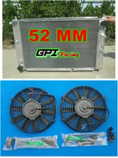Aluminum Radiator +Fans for FORD MUSTANG 1997-2004 GT/SVT V8 4.6L/5.4L Manual MT