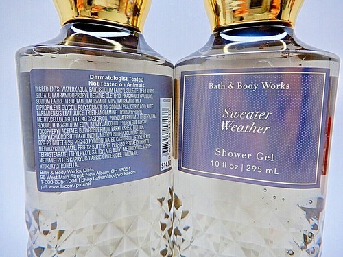 3 BATH & BODY WORKS SWEATER WEATHER SHOWER GEL BODY WASH 10oz 295ml NEW - Picture 8 of 8