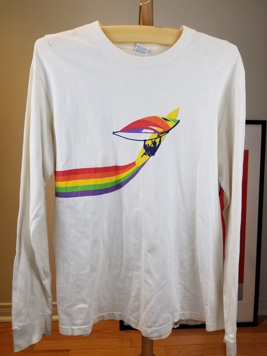 VINTAGE 70' CRAZY SHIRT SURFING HAWAII LONG SLEVEES T-SHIRT SZ