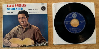 45 7'' FRENCH EP ELVIS PRESLEY SURRENDER