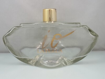 Io La Perla Eau de Parfüm Vintage große leere Flakon Flasche Sammler Glasflasche
