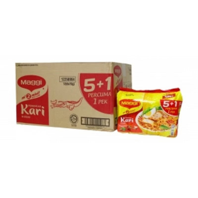 Maggi Instant Noodles 1 Carton (Kari/ Ayam/ Asam Laksa/ Tom Yam)