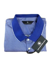 Hart Schaffner Marx Blue DDS Men  s Polo Shirt, XL