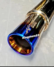 HKS EXHAUST MUFFLER Inlet 2.5" Outlet 4 " HI-POWER UNIVERSAL FREE SHIPING