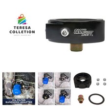 Oil Filter Sandwich Plate Thread Adapter - 22mm x 1.5 Thread - Install up to ...