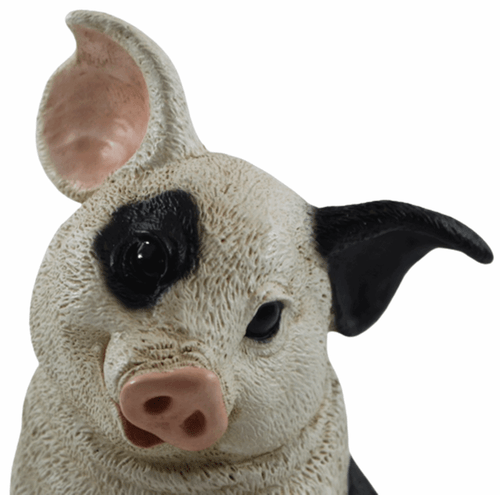 Decoración Animal Figura Cerdito hacia Abajo Mirando Colección Castagna De A - Imagen 2 de 6