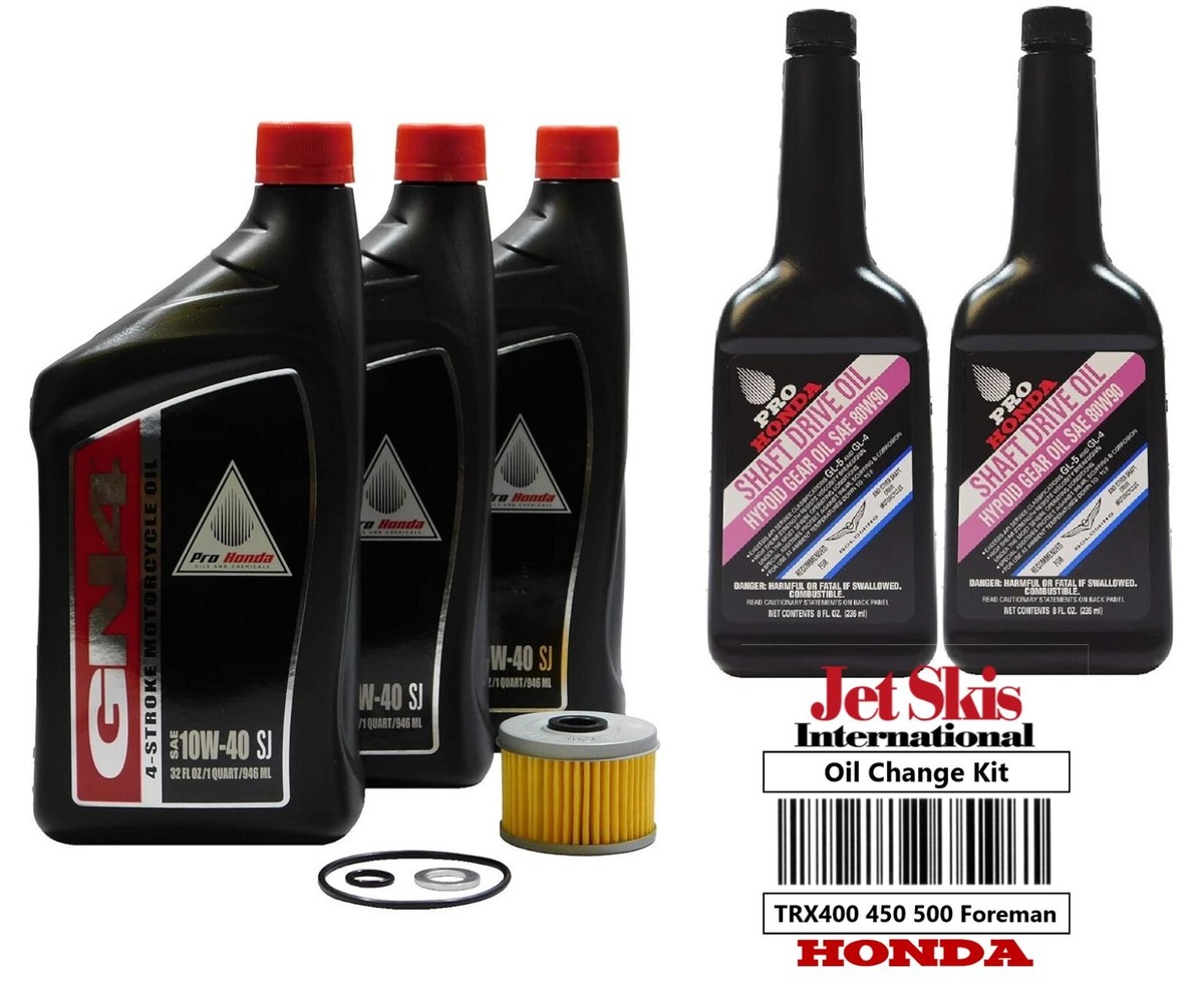 OEM Honda TRX400 450 500 Foreman Service Kit Oil Change Filter