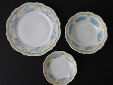 ANTIQUE SET OF 3 O.& E.G.ROYAL AUSTRIA BOWLS HANDPAINTED J.A..ANDERSON 
