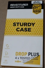Adventurer Heavy Duty Cell Phone Case for iPhone 15 Clear White Drop Tested New