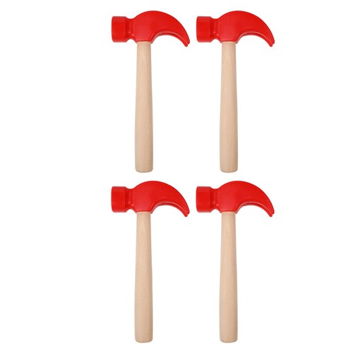 4 Pcs Kids Simulation Hammers Toys Small Toy Tools Toys Wood Toy - Picture 7 of 12