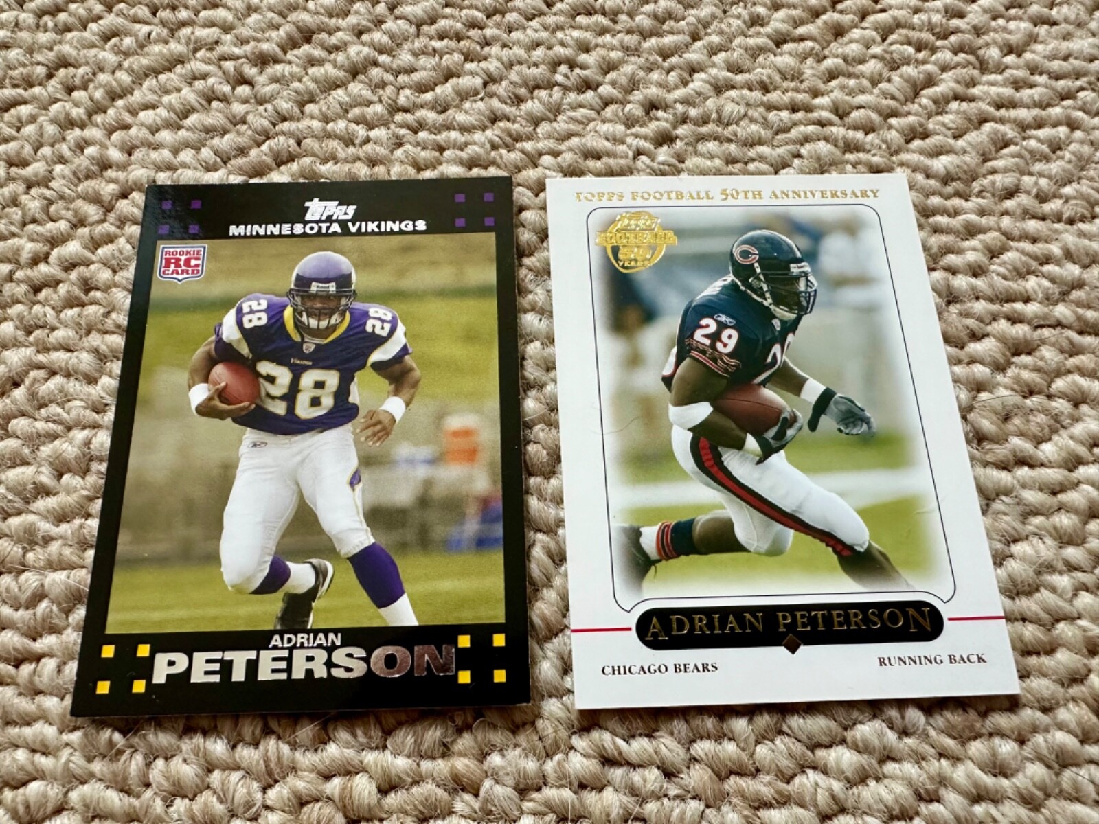 2007 Topps - #301 Adrian Peterson (RC)               combined shipping available