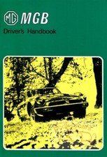 Mgb 1979 1980 Mg Owners Manual Owners Book Handbook Drivers Guide
