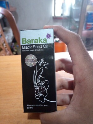 BARAKA Black Cumin Nigella Sativa Seed Oil - Cold Pressed Pure Organic virgin