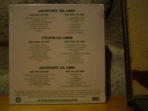 JERRY GARCIA BAND Electric On The Eel 6xCD/1987-1989-1991 Live!/NEW!/SEALED! - Picture 2 of 2
