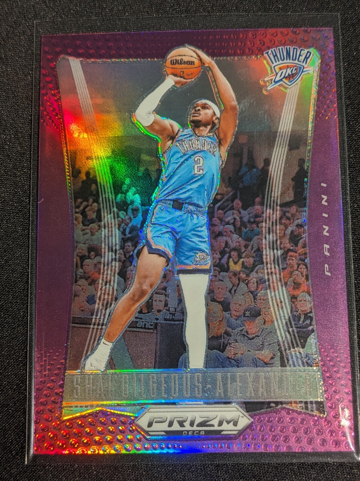 Shai Gilgeous-Alexander 2023-24 Panini Prizm Deca Purple /99