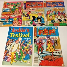 Lot of 5 Vintage Archie Comics   