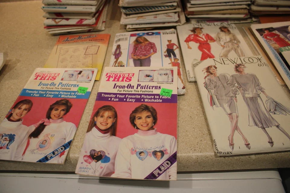 Sewing Patters Lot of 76 Vintage 60's 70's 80's 90's Mcalls Simplicity Butterick - Image 3 of 4