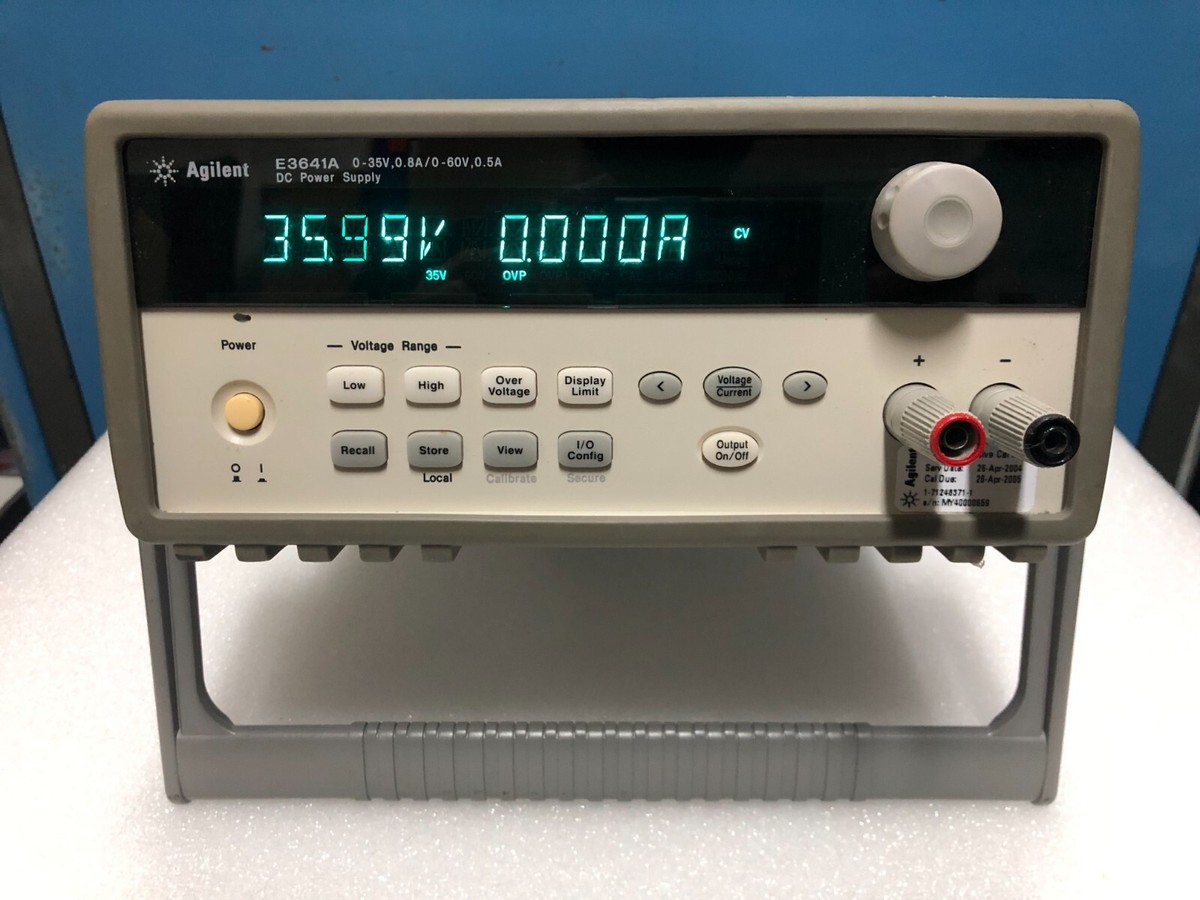 Agilent/Keysight E3641A 30W DC Power Supply, 35 V, 0.8 A or 60 V