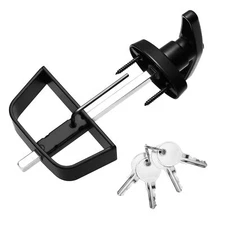 Shed Door Latch, Premium Shed Locks with 4 Keys, Widely Use, T-Handle Lock Kit