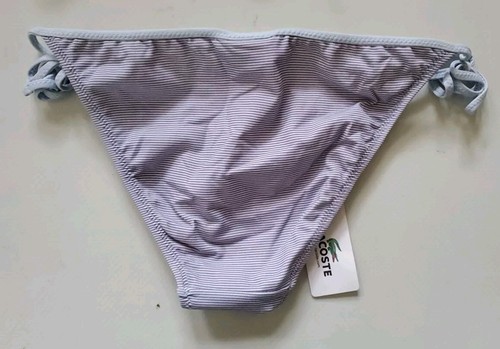 LACOSTE Bikini Swimsuit 2 Piece Halter Neck Size S Stripes Spots New With Pouch - Picture 6 of 14
