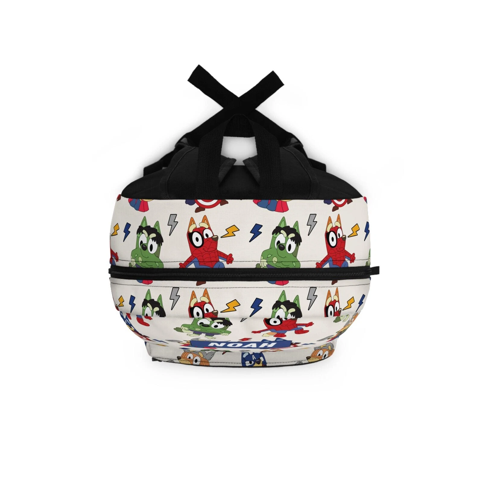 BlueyDad and Bingo Superhero Backpack Kids Backpack Back to School Bag Backpack