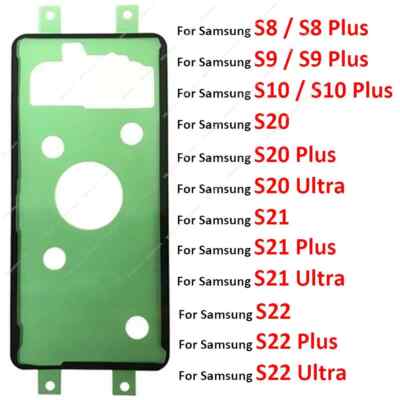 2pcs Back Battery Cover Adhesive For Samsung S20 S21 S22 S23 S24 S25 Plus Ultra
