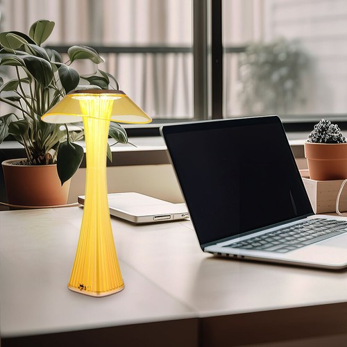 Tischlampe Nachttischlampe Tischleuchte LED Touchdimmer goldfarben CCT H 27,4 cm - Bild 4 von 12
