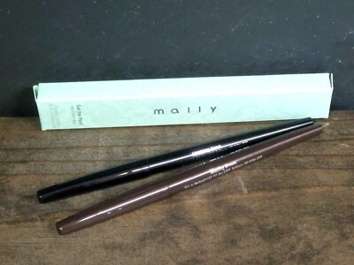 Mally Get The Point Eyeliner - BLAZING BROWN + SHOCKING BLACK ~  NIB (#XG1)