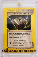 Pokémon DARKNESS CUBE 01 Trainer 119/147 Aquapolis - Light Play 🍒 on eBay