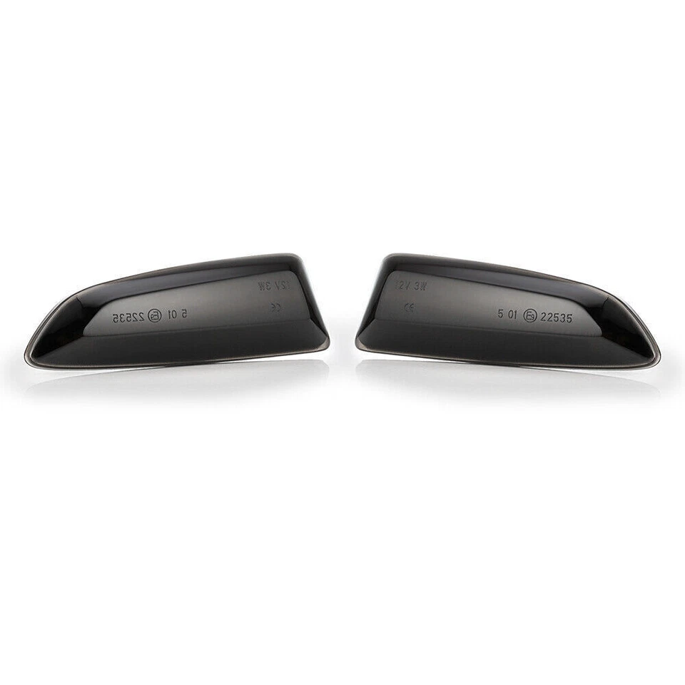 Dynamic Side Marker LED Turn Signal Indicator Blinker Lights For Opel Astra J K - Image 3 of 4