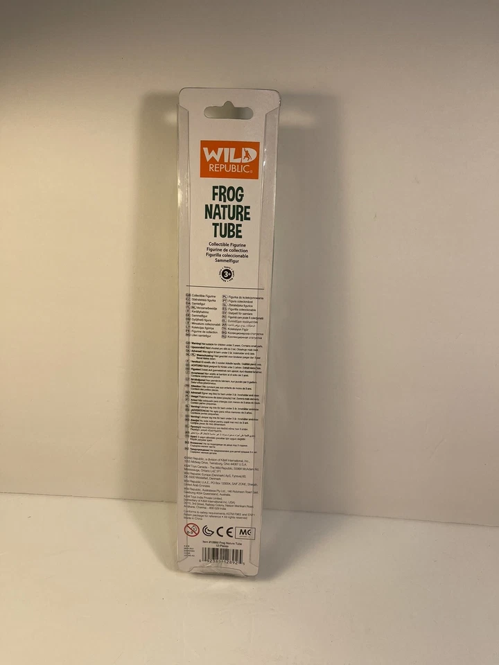 Tubo Natural Rana Repulica Salvaje NUEVO Naturaleza Juguetes para Niños Foto 3 de 4