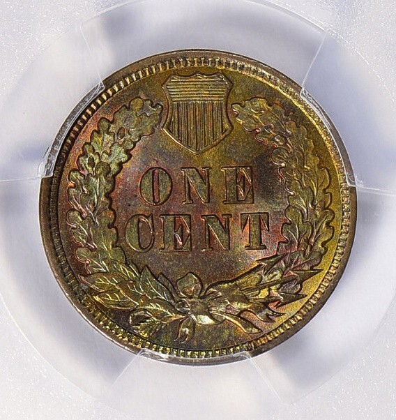 1903 Indian Head Cent PCGS MS64 BN Gold Toned | eBay