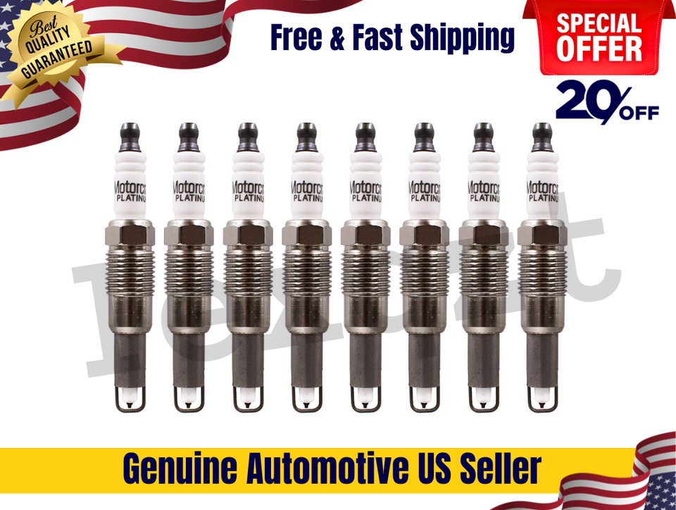 8PCS Motorcraft SP546 Spark Plugs SP546 PZK14F Genuine New For Ford