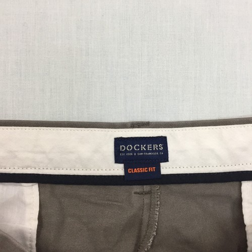 Dockers Chino Hose Baumwollhose Straight Fit Herren Größe 42 W 30 L Grau - Bild 5 von 12