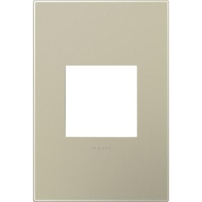 AWP1G2TM6 - LEGRAND ONE GANG WALL PLATE - TITANIUM FINISH